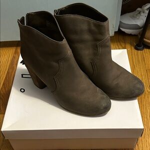 Nordstrom Taupe Ankle Boots